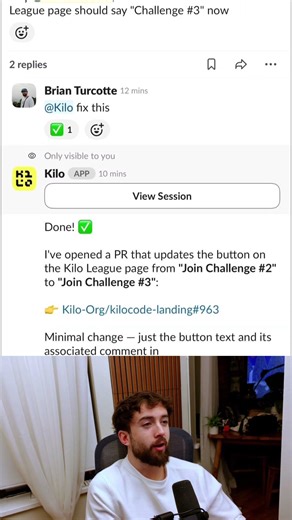 You can do AI coding from SLACK