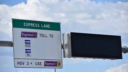 Weaving in and out of express lanes in Colorado will earn you a $75 fine