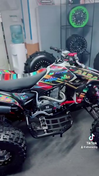 Alba Graphics Kits launch soon! Keep an 👀 out! #albaracing #albabeadlocks #albalongtravel #trx450 #trx450r #albanerfbars #savesportquads | Alba Racing