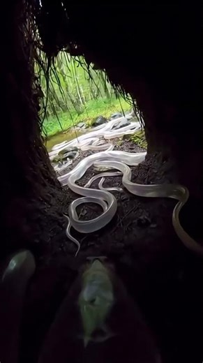 Snake-Headed Camera Reveals Mysterious Cave Secrets #facts#shorts