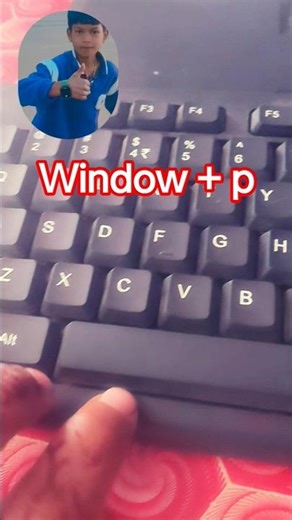 #computer #window+p#short #cut #key to #open #projet in screen 🖥️