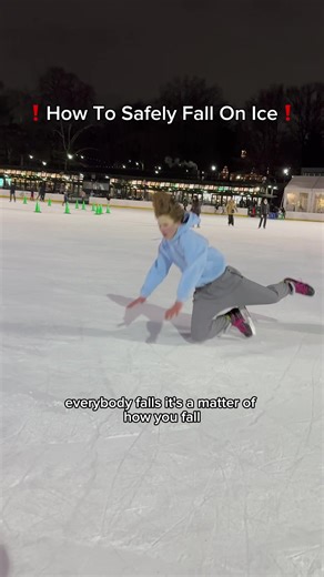 How To Safely Fall On Ice⚠️ (MUST WATCH!!!) #iceskating #tips #winter #sports @𝓢𝓹𝓸𝓸𝓴𝔂 @Lazer