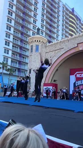 Cheerleaders Shine at NCA College Cheer Championship