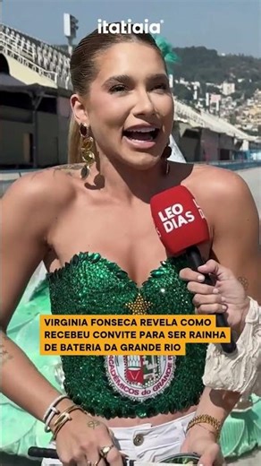 VIRGINIA FONSECA É ANUNCIADA COMO NOVA RAINHA DE BATERIA DA GRANDE RIO PARA O CARNAVAL 2026