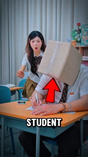 The Teacher Removed His Box And Instantly Regretted It 📦😱#shorts