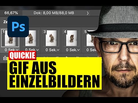 Photoshop: GIF Animation erstellen - Tutorial - DEUTSCH
