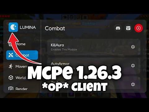 Lumina Client V4 For MCPE 1.26.3 🔥 120FPS | Smooth PvP | Best Minecraft Bedrock Client 2026
