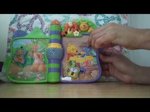 vtech winnie the pooh slide and learn storybook demonstration
