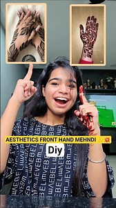 AESTHETIC BACK HAND MEHNDI ✨️💥 #shorts #minivlog #ashortaday #trending #vlog #diy #mehndi #nails