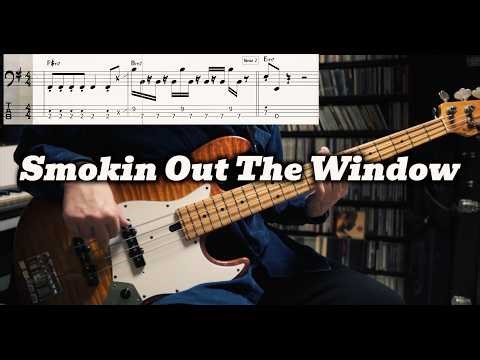 Silk Sonic - Smokin Out The Window (Bass Cover with TABS) *Get the PDF on Patreon