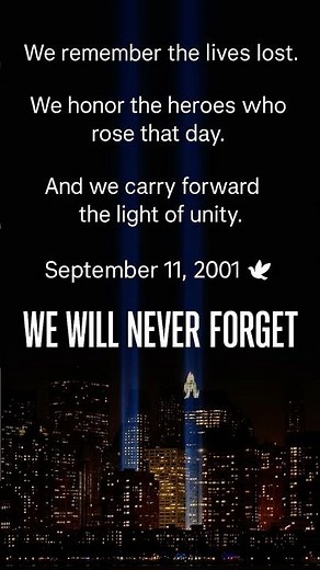 A Moment of Silence 🕊️ | We Will Never Forget 9/11