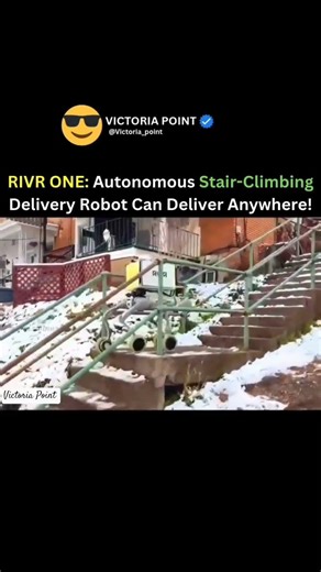 RIVR ONE: Autonomous Stair-Climbing Delivery Robot Can Deliver Anywhere! #shorts