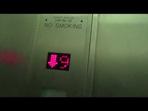 Service Elevator Bank W at the New York Marriott Marquis