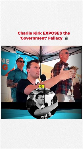charlie exposed government fallacy #charliekirk #politics #turningpointusa