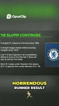 Chelsea's Horrendous Free-Fall: 5 Losses Since 1993! #youtubeshorts #premierleague