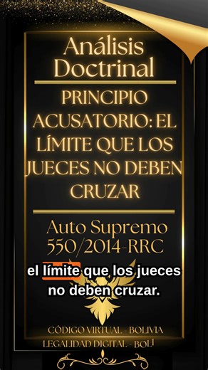 El Principio Acusatorio en el Proceso Penal | Codigo Virtual - Bolivia