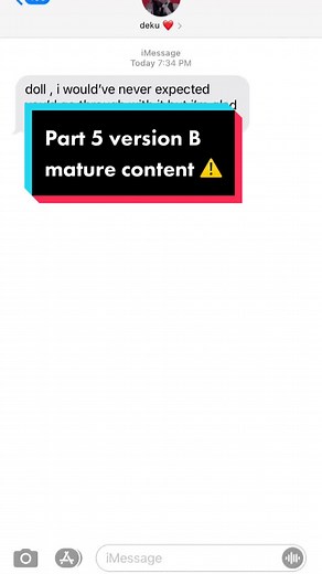 Part 5 version B a little spicy #myheroacademia #myheroacademiatexts #myheroacademiatextsrtoy #mha #mhastorys #mhatext #mhatextingstory #bnha