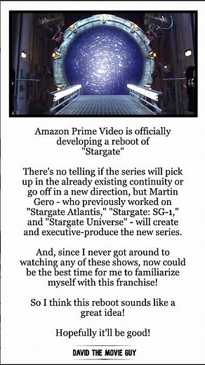 a new Stargate series is on the way!