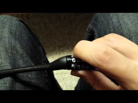 How to pick a bike lock with hands easy