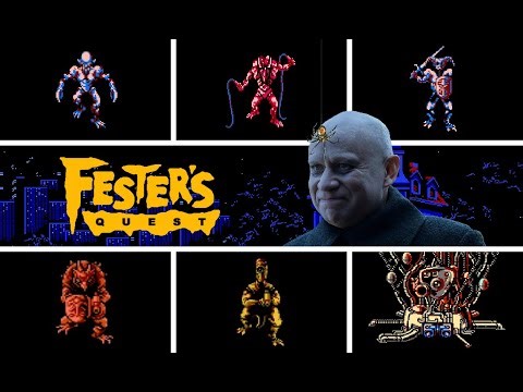 Fester's Quest (NES) - All Bosses (No Damage)