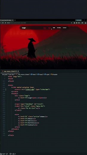 🔥 Building a Modern Portfolio Website with HTML & CSS | Full Website Project