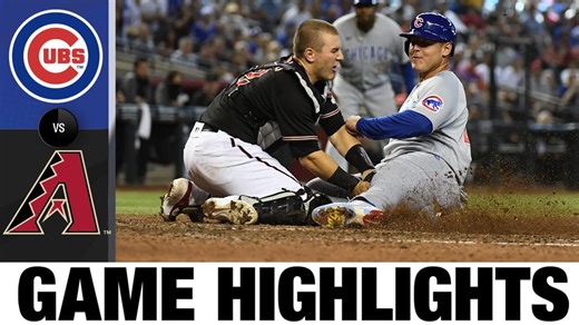 Cubs vs. D-backs Highlights