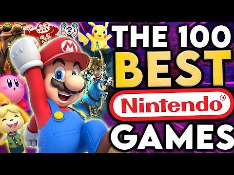 Ranking The Top 100 Nintendo Games Of All Time!