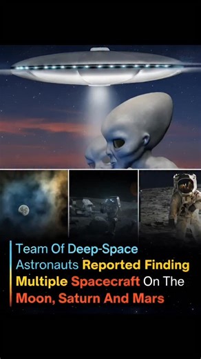 Quantum on Instagram: "🤯 HOW COULD THIS BE REAL? WHAT DID THEY REALLY DISCOVER… A deep-space astronaut team has reportedly encountered something no human mission was prepared for. Multiple unidentified spacecraft detected — not in one place, but across the **Moon, Saturn, and Mars**. These were not random objects. Their placement looked intentional. Their technology appeared far beyond known human design. Why were they there? Who sent them? And why are discoveries like this only surfacing now? 
