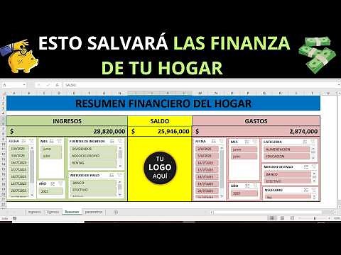 Cómo Controlar los Ingresos y Gastos Familiares en Excel y Dejar de Perder Dinero Cada Mes