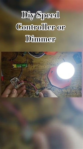 DIY Speed Controller | DIY Adjustable Dimmer for Led's and Dc Motor
