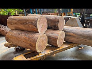 WOW! Turning Useless Tree Trunks into Stunning Luxury Furniture | Incredible Woodworking Project