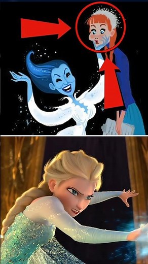 Elsa Was Supposed To Be The Villain 😱 #frozen #elsa