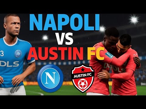 💥 Vini Jr & Messi Lead Austin FC to Victory! | DLS 25 Napoli vs Austin FC