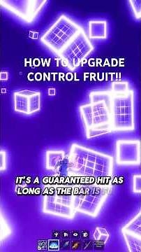 How To Upgrade and Unlock The Control Fruit Abilities In Blox Fruits! #roblox #bloxfurit