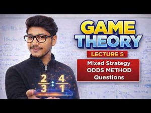 Game Theory 5 | Odds Method | Questions | Mixed Strategy game theory #tks #lpp
