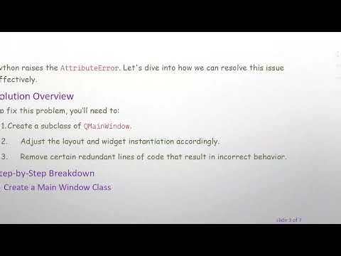 How to Fix the Python stop working Error in Your PyQt5 Invoice GUI Application