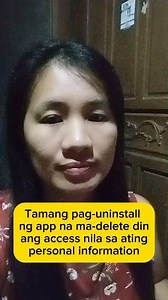 2K views · 26 reactions | Tamang pag-uninstall ng app na ma-delete din ang ating personal information #cellphone #app #uninstall | Ilokana Blog | Facebook