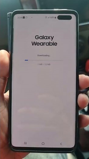 Updating my Galaxy Wearable App for Buds 2 in S10 5G