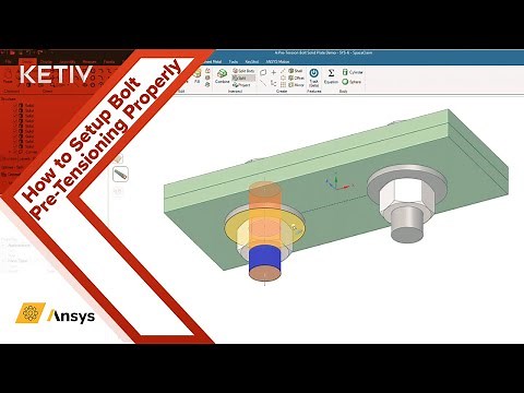 Quick Tip: Ansys Mechanical: How to Setup Bolt Pre-Tensioning Properly
