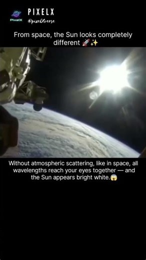 The Sun Isn’t Yellow… It’s White #space #spacesuccess #ytshorts #spacescape #spacehey #spaceup #sun