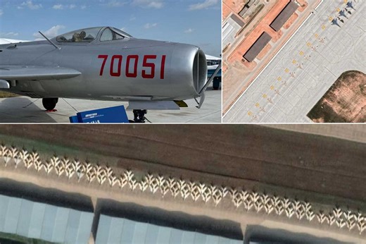 China positions hundreds of potential drone-converted J-6W fighters near Taiwan for air defense saturation