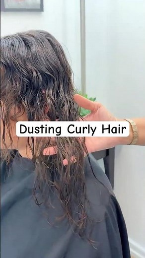 How to Dust Curly Hair Without Losing Length ✂️✨