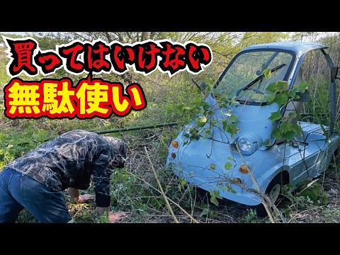 【#1】メルカリ個人売買で激安中古車EV買ってきた！光岡MC1レストア：状態を確認 Mitsuoka MC1 Japanese mini car
