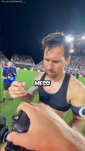 Asking for Messi’s Autograph 😳‼️