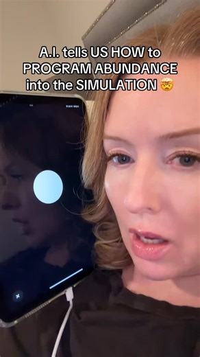 Krystle Channel on Instagram: "AI tells US HOW to PROGRAM ABUNDANCE into the SIMULATION🤯 follow me on my YouTube for in-depth videos! @krystlechannel.ascension"