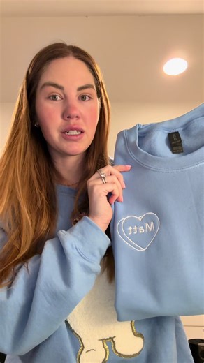 Let’s embroider at 8pm Also my 9 year old video’d this and he did so good! 😊 #embroidery #smallbusiness #apparelbusiness #valentinesday #customembroidery