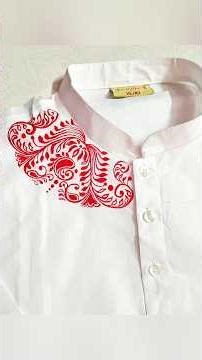 সাদা পাঞ্জাবিতে কলকা । Part -1 #shorts #art #design