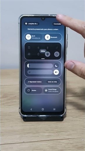 How to add buttons to the quick panel on the Galaxy A17 - Step by Step