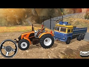 Real Tractor Pulling Simulator 🚜| Epic Offroad Farming Power Challenge | Realistic Tractor Gameplay