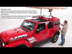 Lange Originals Hoist-A-Top Slide Jeep Wrangler Jeep Gladiator Top Removal System